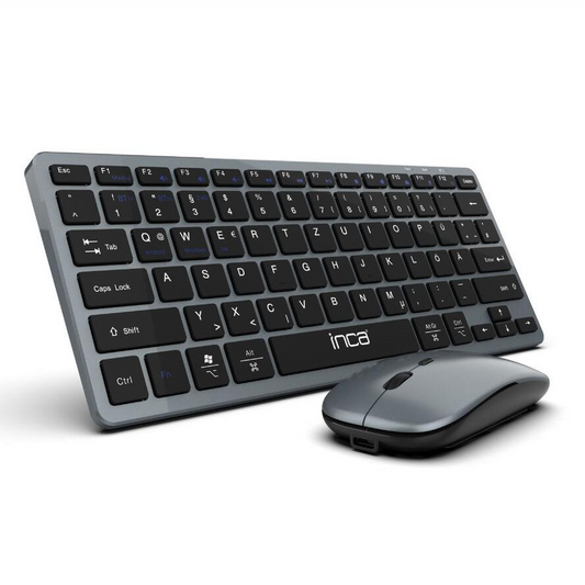 cian technology INCA IBK-572BT Wireless Billentyűzet + egér - Német (IBK-572BT)